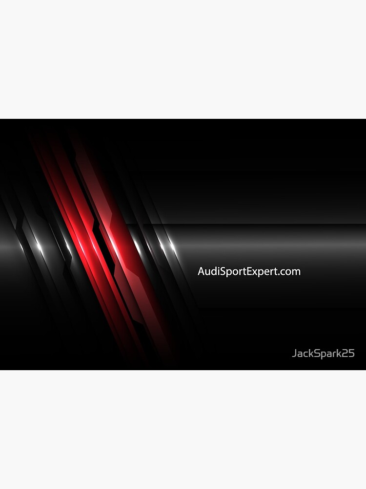 AudiSportExpert.com Abstract 1 graphic grey, black and red by JackSpark25