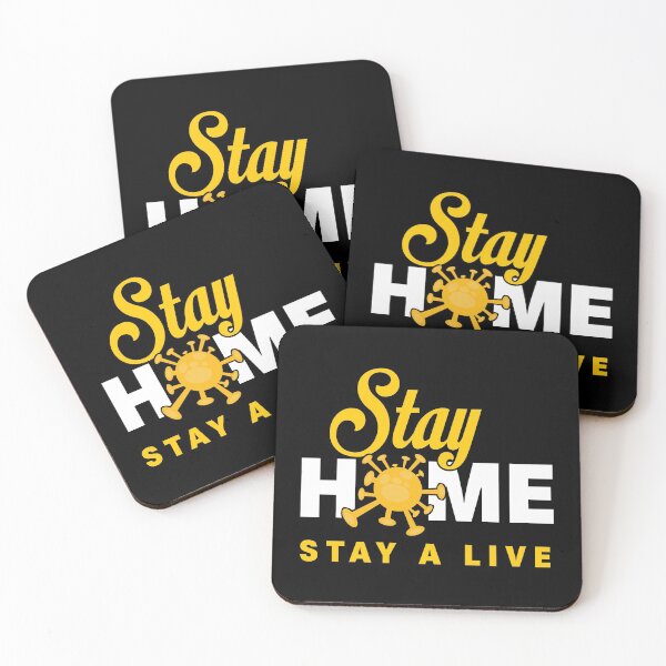 Item preview, Stay home stay a live designed and sold by TopDesignArt.
