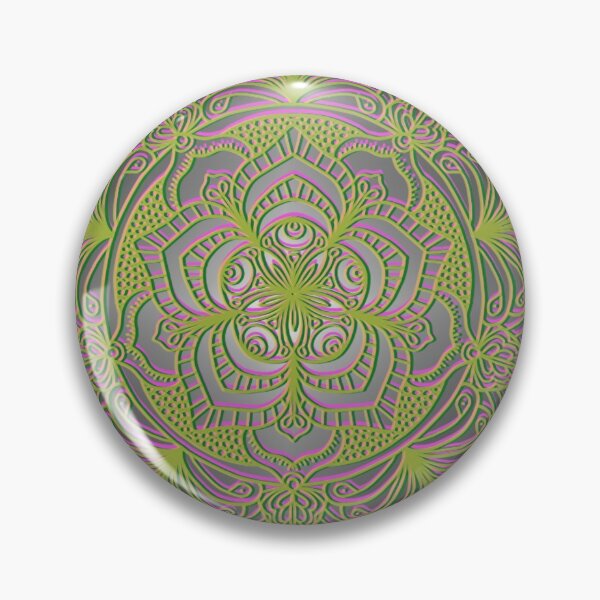 Item preview, Mandala Pinkgreen designed and sold by Wildwestgilly.
