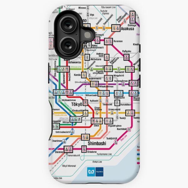 Aperçu de l'œuvre Carte du métro de Tokyo créée et vendue par MrYum.