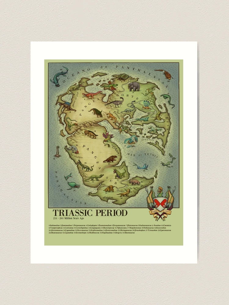 TRIASSIC Period World Map PANGEA Map By MarioLanzas On, 49% OFF