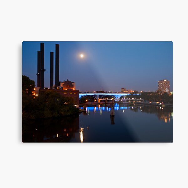 by the light of the silvery moon Metal Print