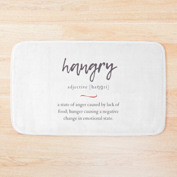 Item preview, Hangry Definition | Dictionary Collection designed and sold by Designschmiede.