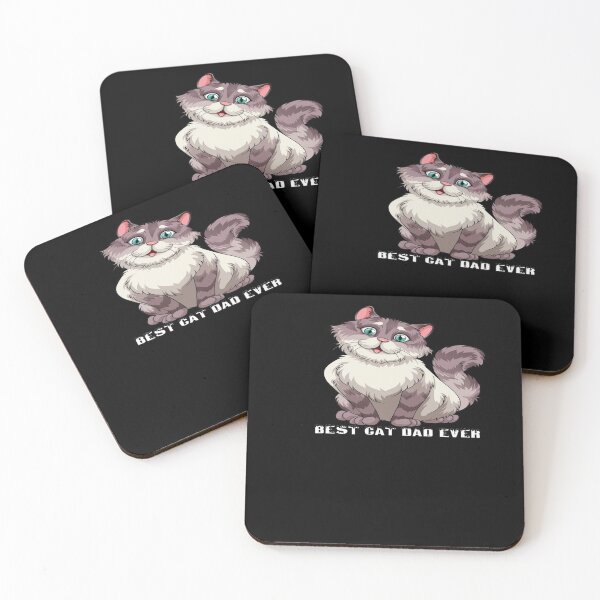Item preview, Best cat dad ever  designed and sold by Lactus.