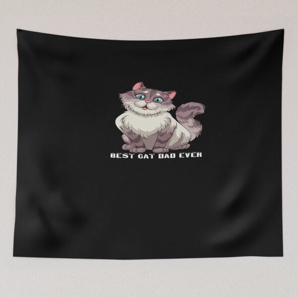 Item preview, Best cat dad ever  designed and sold by Lactus.
