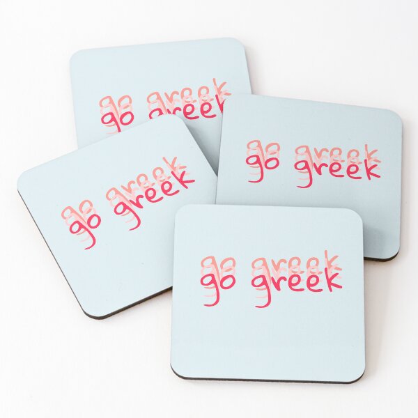 Item preview, Red Go Greek Design designed and sold by savvvvvv1234.