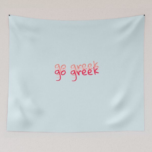 Item preview, Red Go Greek Design designed and sold by savvvvvv1234.