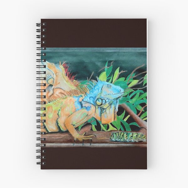 Item preview, lizard, forest, colors,animals,tree,colored pencils, imaginations designed and sold by marcospsb.