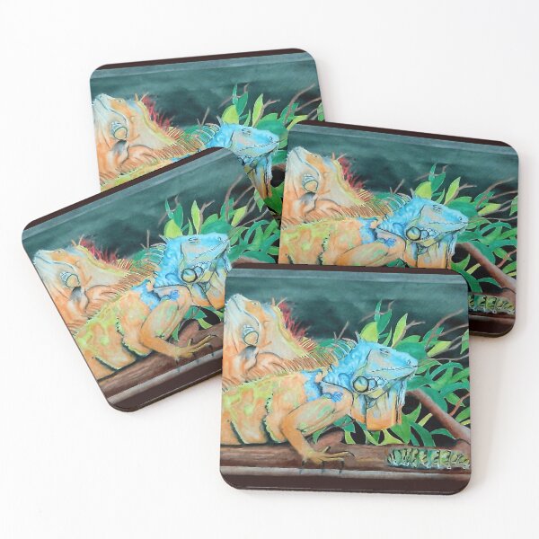 Item preview, lizard, forest, colors,animals,tree,colored pencils, imaginations designed and sold by marcospsb.