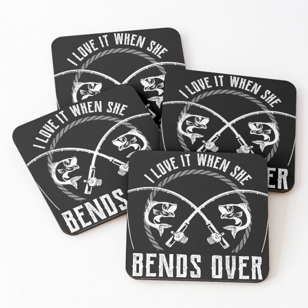 Item preview, Funny Fishing Gift Design, Love It When She Bends Over product designed and sold by Lisbob.