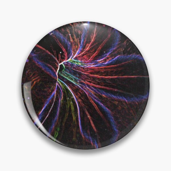 Item preview, Neon Red/Blue And Black Floral Design designed and sold by WildandDivine.
