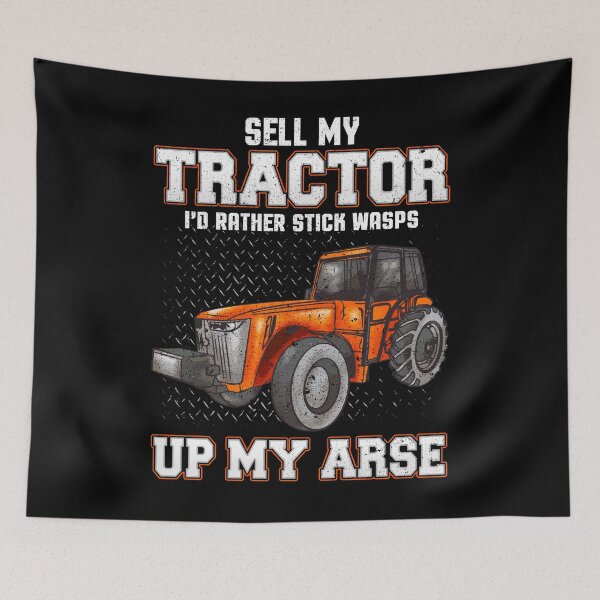 Item preview, Funny Tractor Lover Forever Farmer Never Sells His Tractor designed and sold by UniQueensShop.