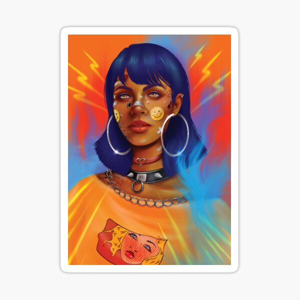 Sticker girl Sticker