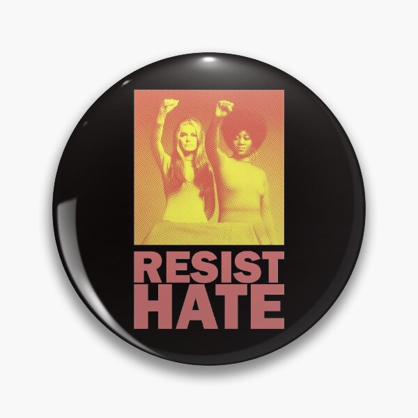 Item preview, Resist Hate - Gloria Steinem - Dorothy Pitman Hughes designed and sold by Stephanrson.