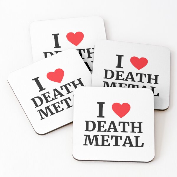 Item preview, I Love Death Metal Heart  designed and sold by Vanover Designs.