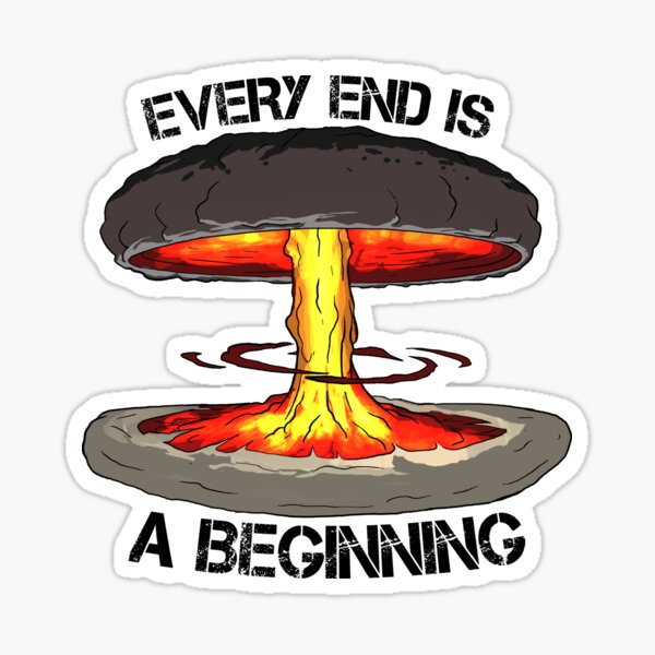 Mushroom Cloud Sticker