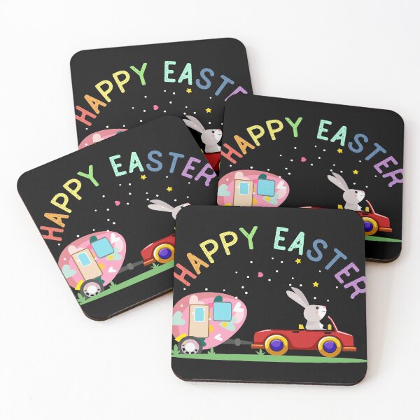 Item preview, Camping With Easter Bunny Gift Design RV Easter Fan design designed and sold by Lisbob.