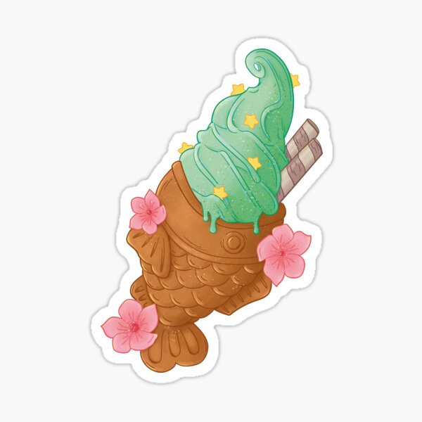 Taiyaki icecream Sticker