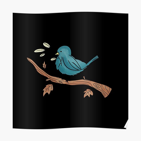 Blue Bird / Dreams, Light & Love Poster