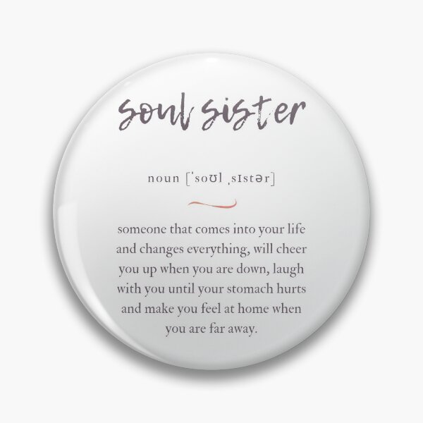 Artikelvorschau, Soul Sister (Seelenschwester) Definition | Dictionary Collection entworfen und verkauft von Designschmiede.