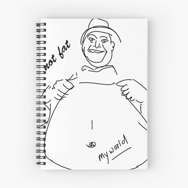 Item preview, funny fat man t-shirt  designed and sold by KARTICK DUTTA.