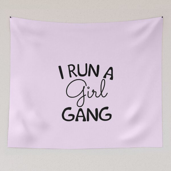 Item preview, I Run A Girl Gang - Mom Gift Idea - Mom Of Girls designed and sold by majidkacm.