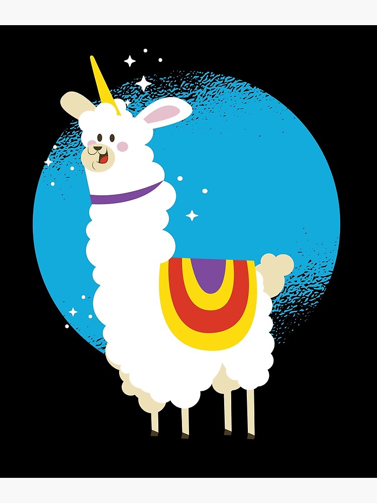 Discover Cute Alpaca Design Premium Matte Vertical Poster
