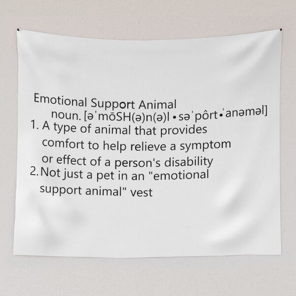 Item preview, Emotional Support Animal Definition designed and sold by Kate_Create.