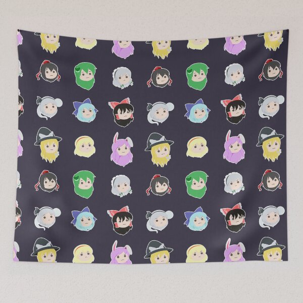 Item preview, Touhou Headcuties [Estampado] (Transparent Version) designed and sold by DiscordChan.