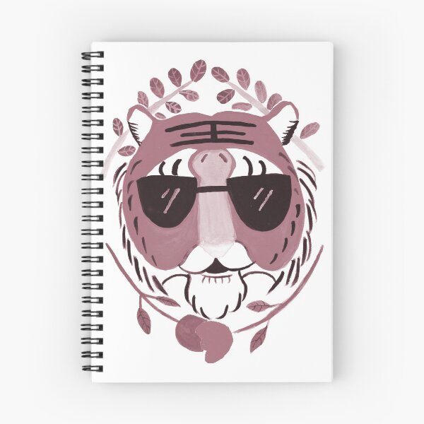 Item preview, Tigerhead and flowers (faded red) designed and sold by LiceaGand.