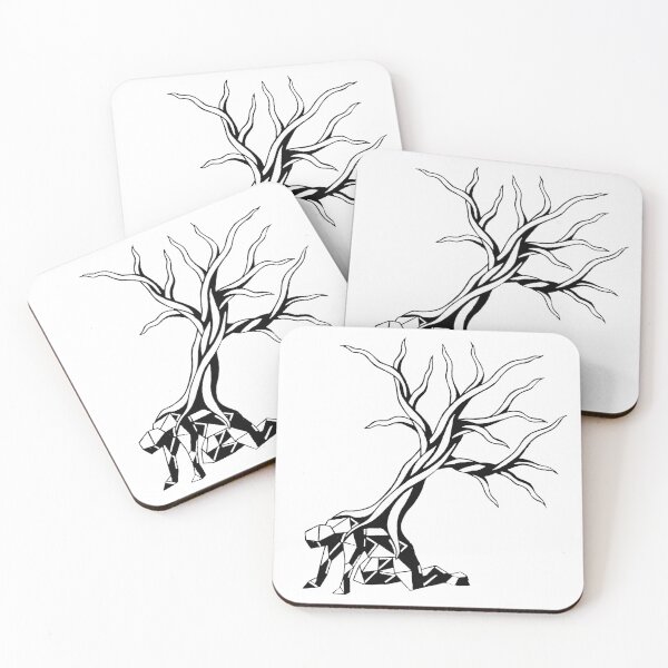 Item preview, Burden of Life - Black and White Tree Illustration designed and sold by Beepymallow.