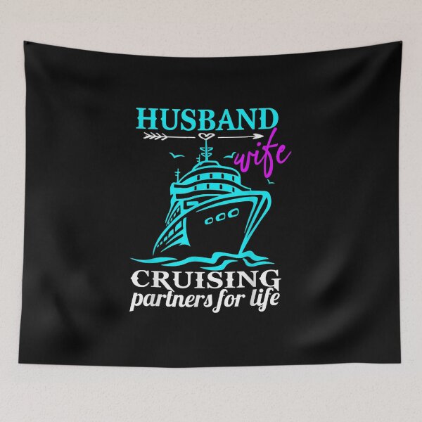 Item preview, Husband and Wife Cruising Partners For Life Honeymoon Trip Vacation designed and sold by ALoHa99.