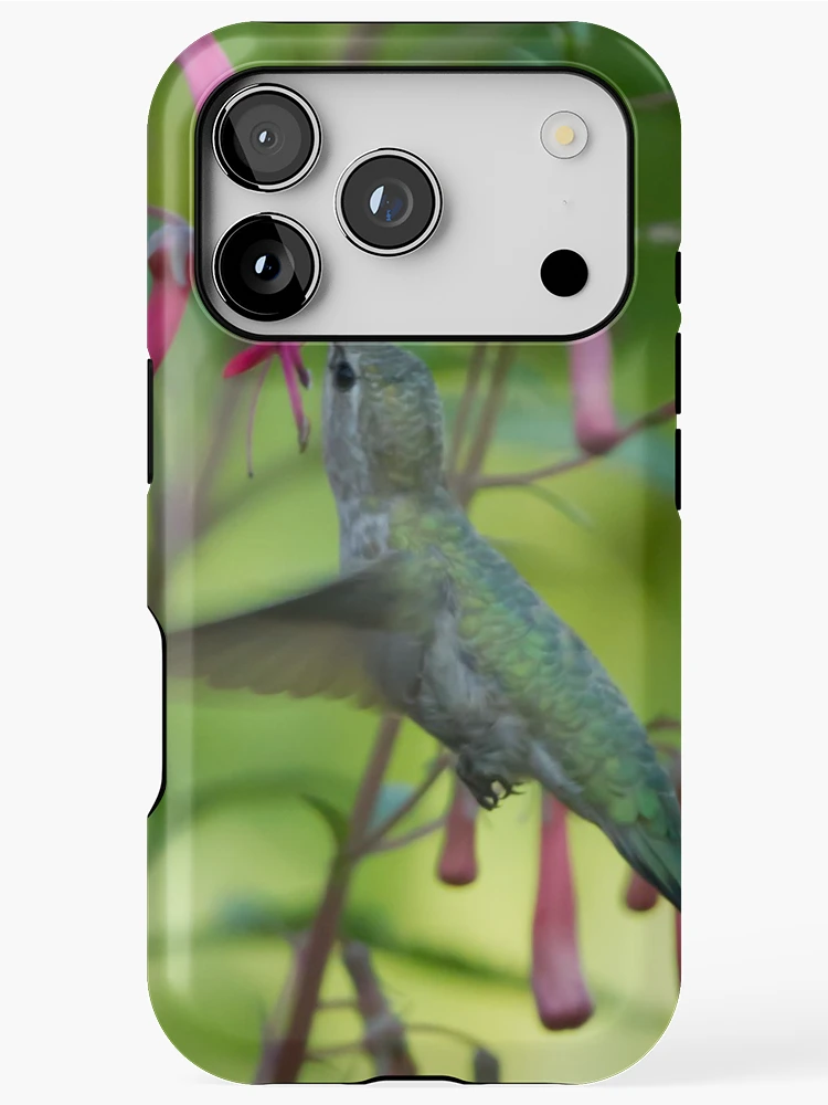 Thumbnail 1 of 4, iPhone Case, Hummingbird Feeding designed and sold by Bill Rockenbeck.