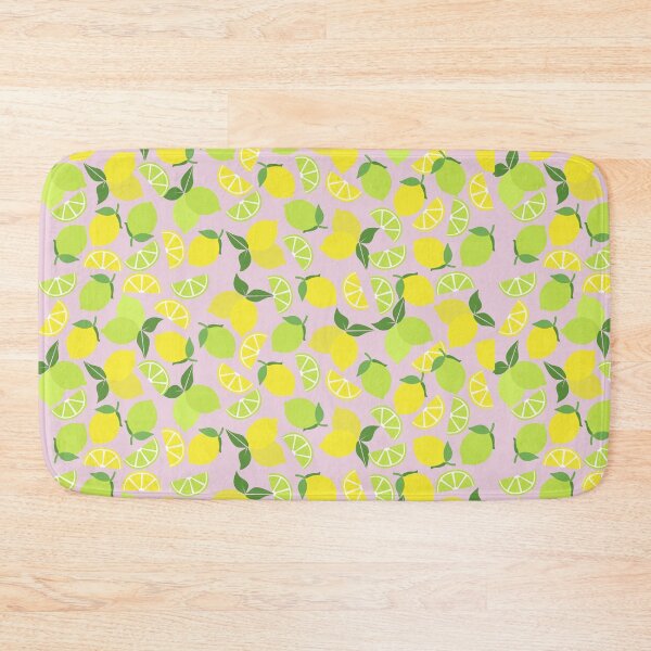 Item preview, Lemons and Limes (pink background) designed and sold by TravelShots.