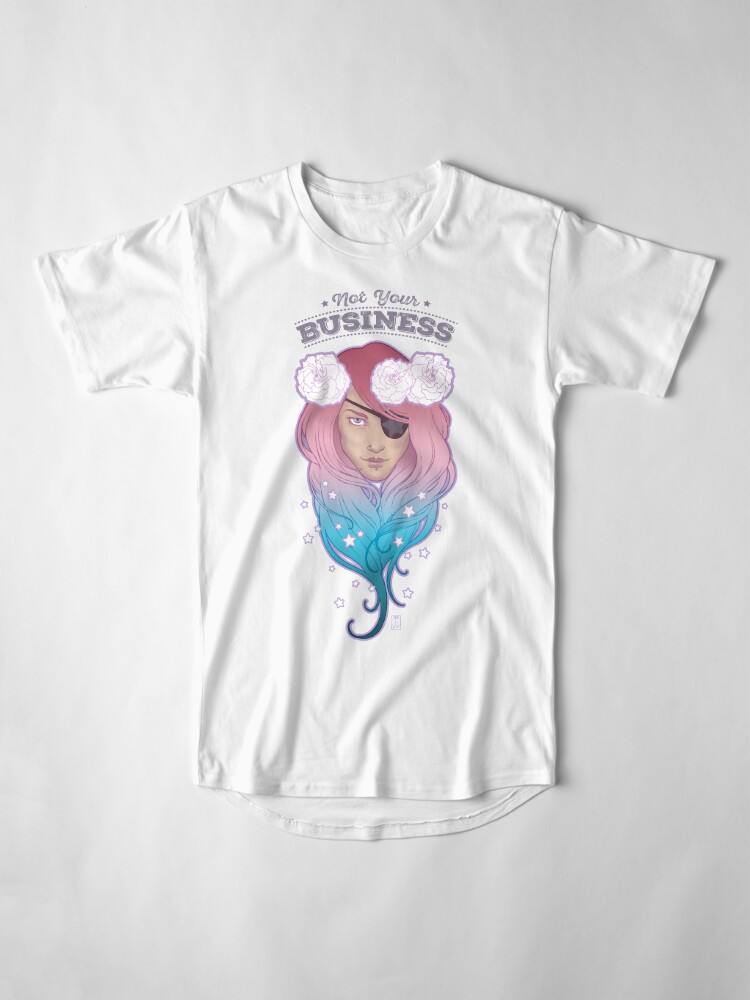 Alternate view of Not Your Business - Trans Pride - Orgullo Trans Long T-Shirt