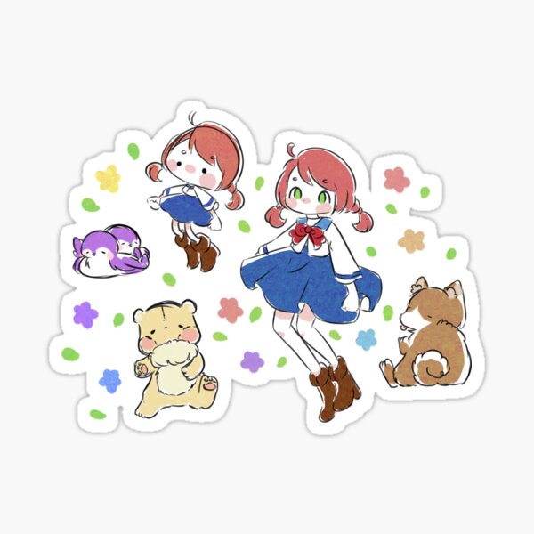 Anime Doodles Sticker