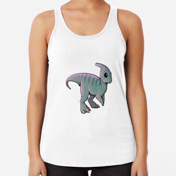 Parasaurolophus Racerback Tank Top