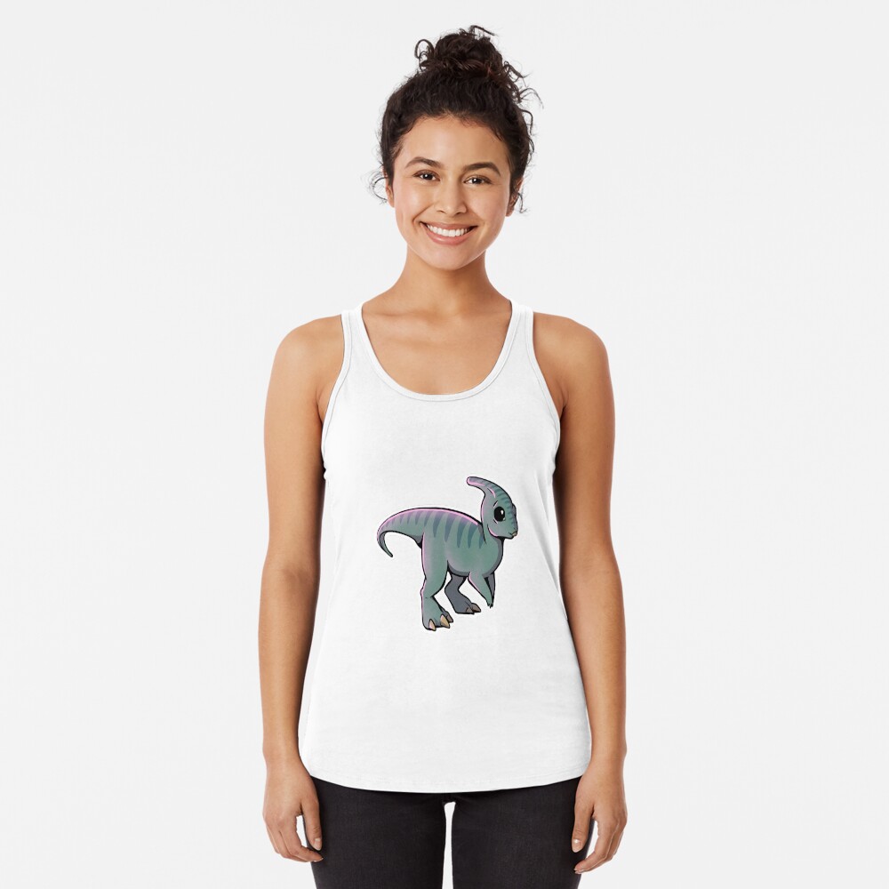 Parasaurolophus Racerback Tank Top
