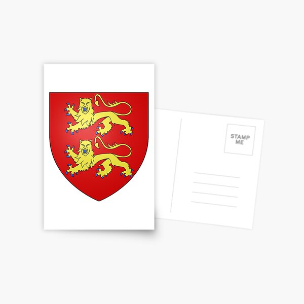 Coat of Arms of Normandy Postcard