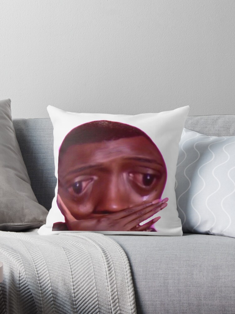 Man face Throw Pillow by MarkTheUser