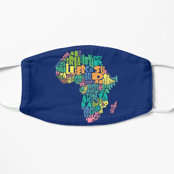 African Continent Map Cloud Mask