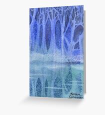 Ice Between Two Worlds Greeting Card