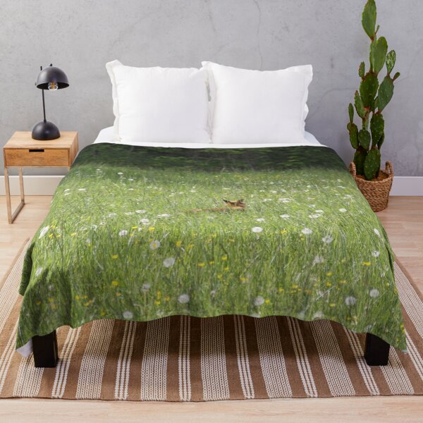Item preview, Female cautious fox in the meadow	 designed and sold by EstelleRossetti.