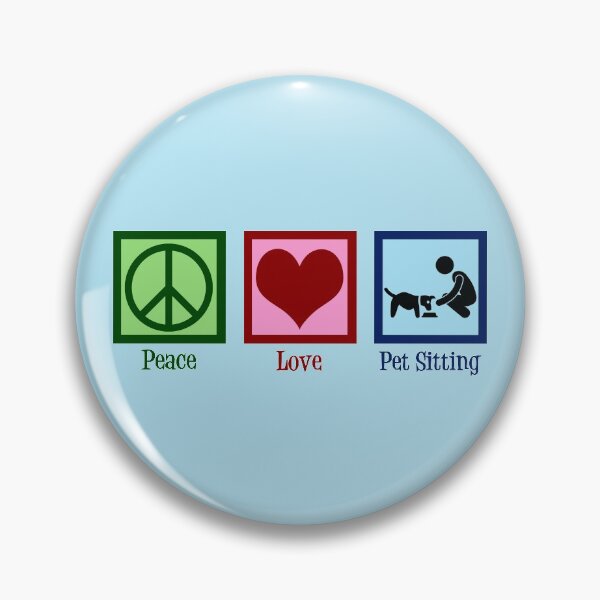 Item preview, Peace Love Pet Sitting designed and sold by Epic Love Designs.