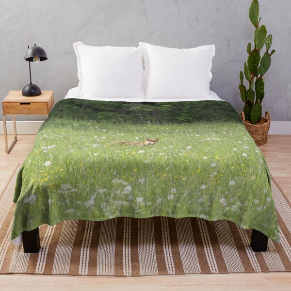Item preview, Female cautious fox in the meadow	 designed and sold by EstelleRossetti.
