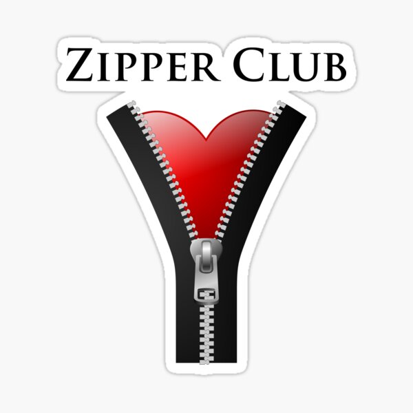 Download Zipper Club Sticker By Muskitt Redbubble