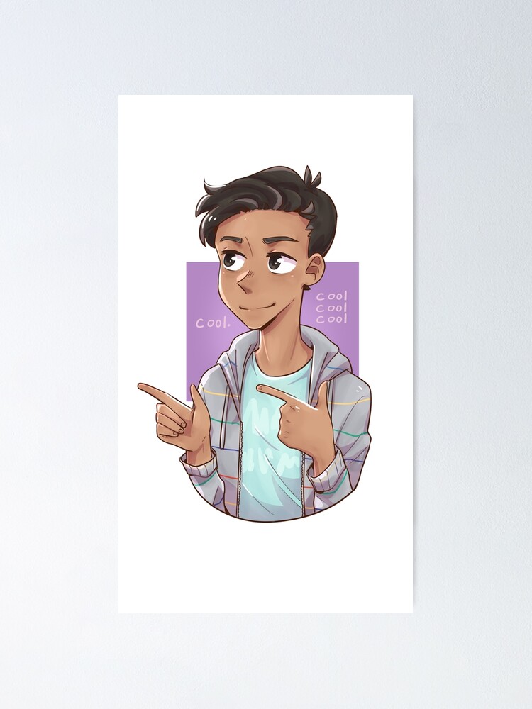 Abed Community Cool Cool Poster By Zeebree Redbubble