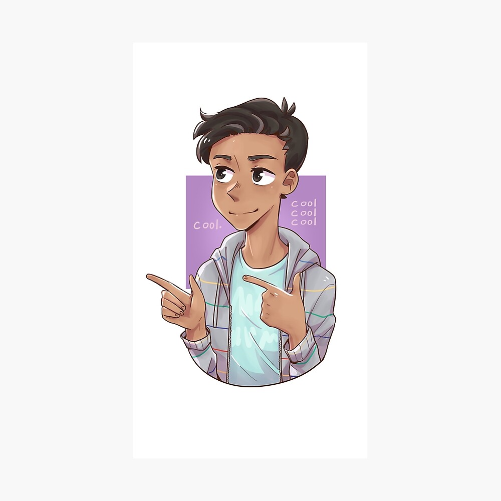 Abed Community Cool Cool Poster By Zeebree Redbubble