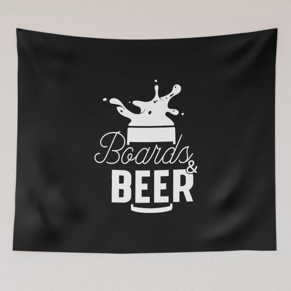 Item preview, Boards and Beer Concept. Vintage Unique Funny Design. Summer Hipster Art designed and sold by CampTreeAdv.