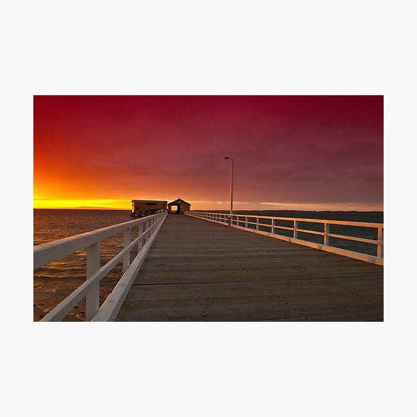 Item preview, Queenscliff Pier Sunrise designed and sold by Danielle  Miner.
